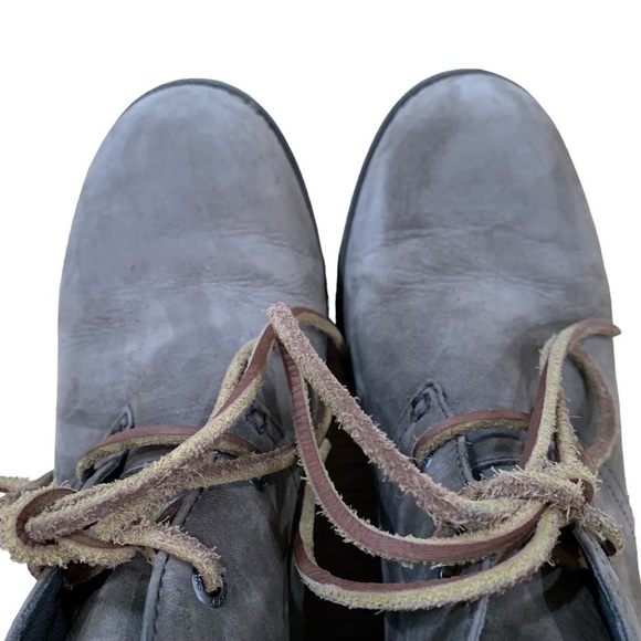 𝅺SPERRY SUEDE WEDGE CHUKKA BOOTIE - Taupe color - Picture 4 of 11